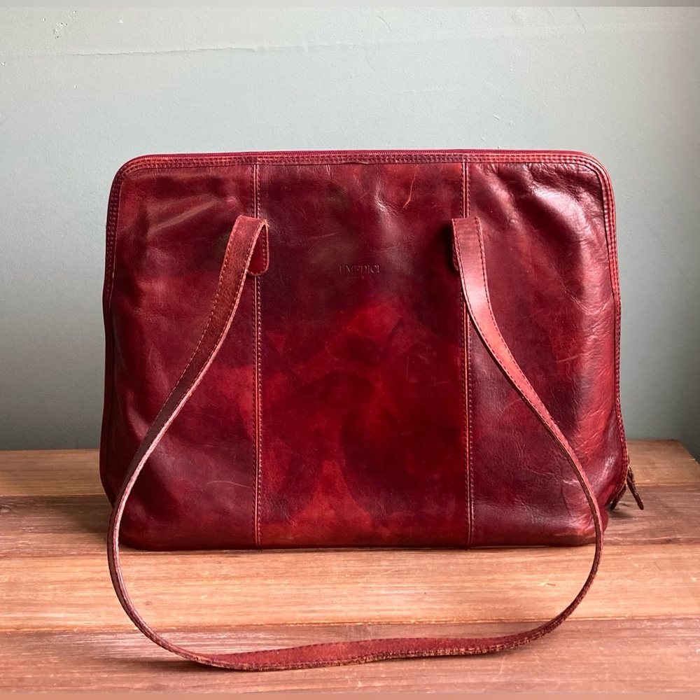 I Medici Firenze Italian Leather Professional Tote Bag